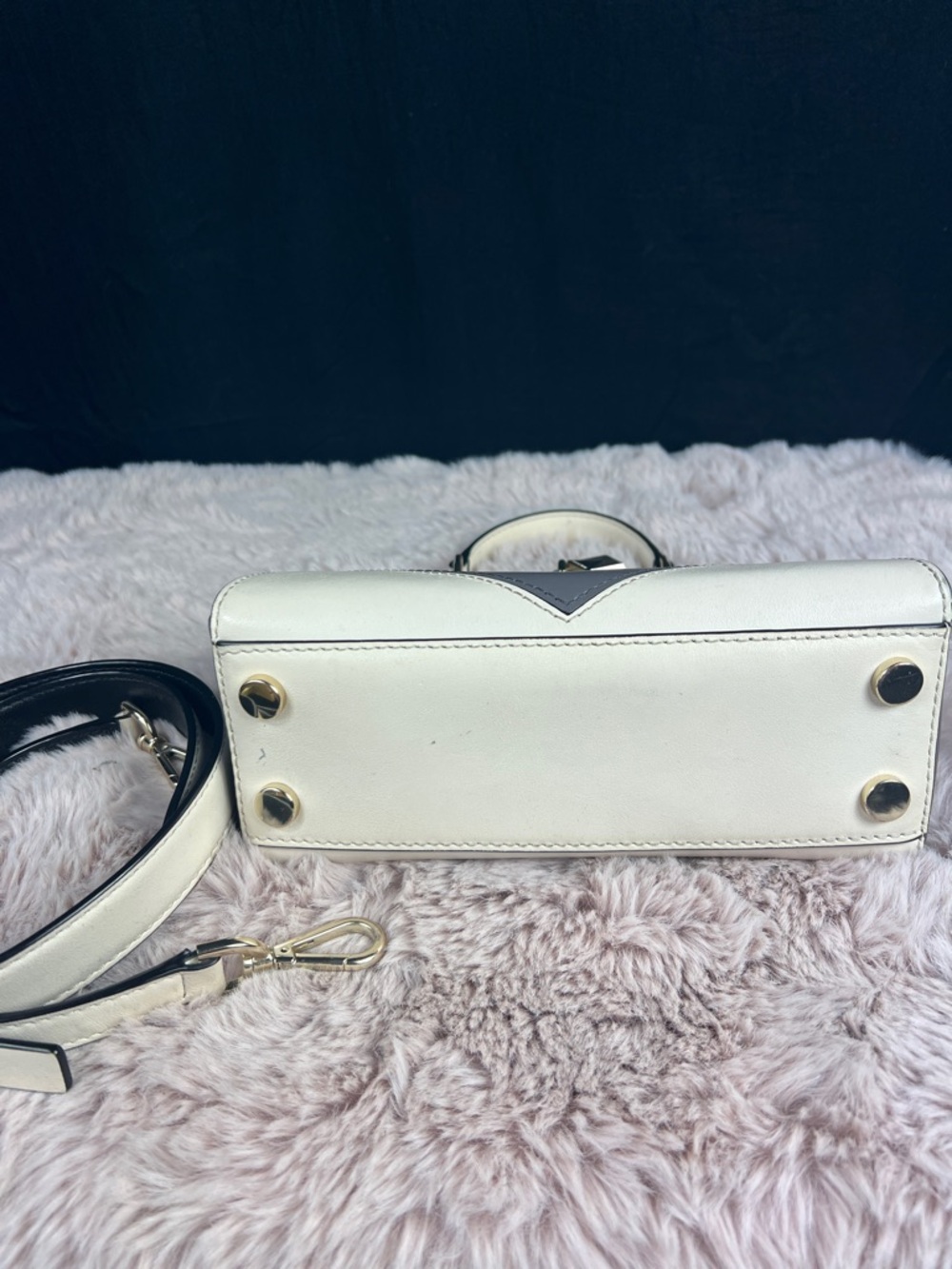 MICHAEL KORS Collection Gramercy Small Chevron Satchel - Main Line Luxury - Picture 7 of 15